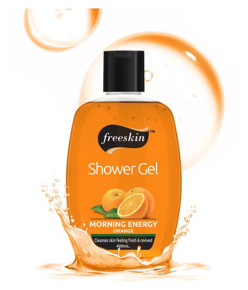 Free Skin Morning Energy Orange Shower Gel For Cleanser Skin Feeling