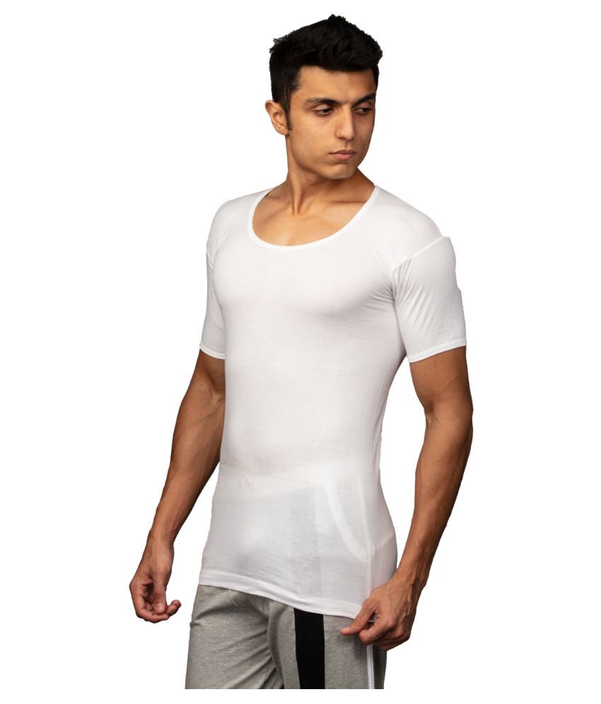 Rupa White Half Sleeve Vests Pack of 5 - Buy Rupa White Half Sleeve ...