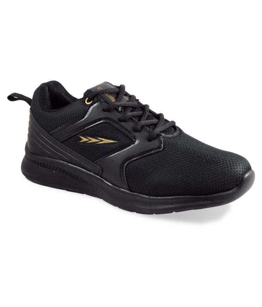     			Columbus  Black  Men's Sports Running Shoes