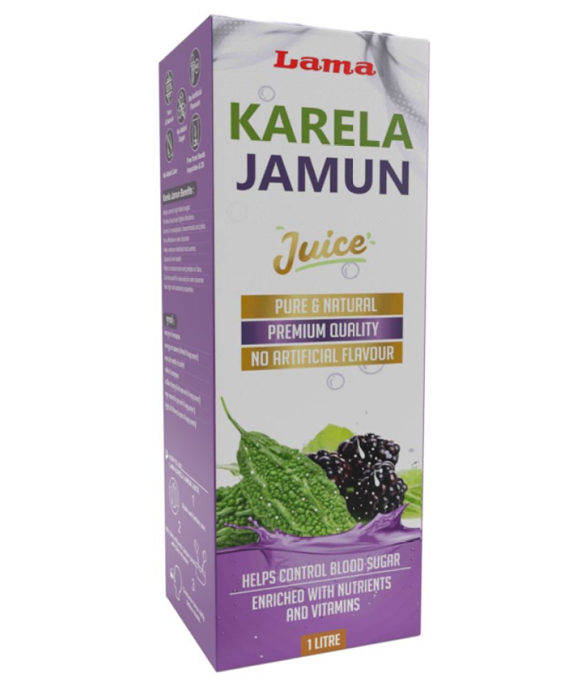     			lama Karela Jamun Juice Liquid 1000 ml Pack Of 2