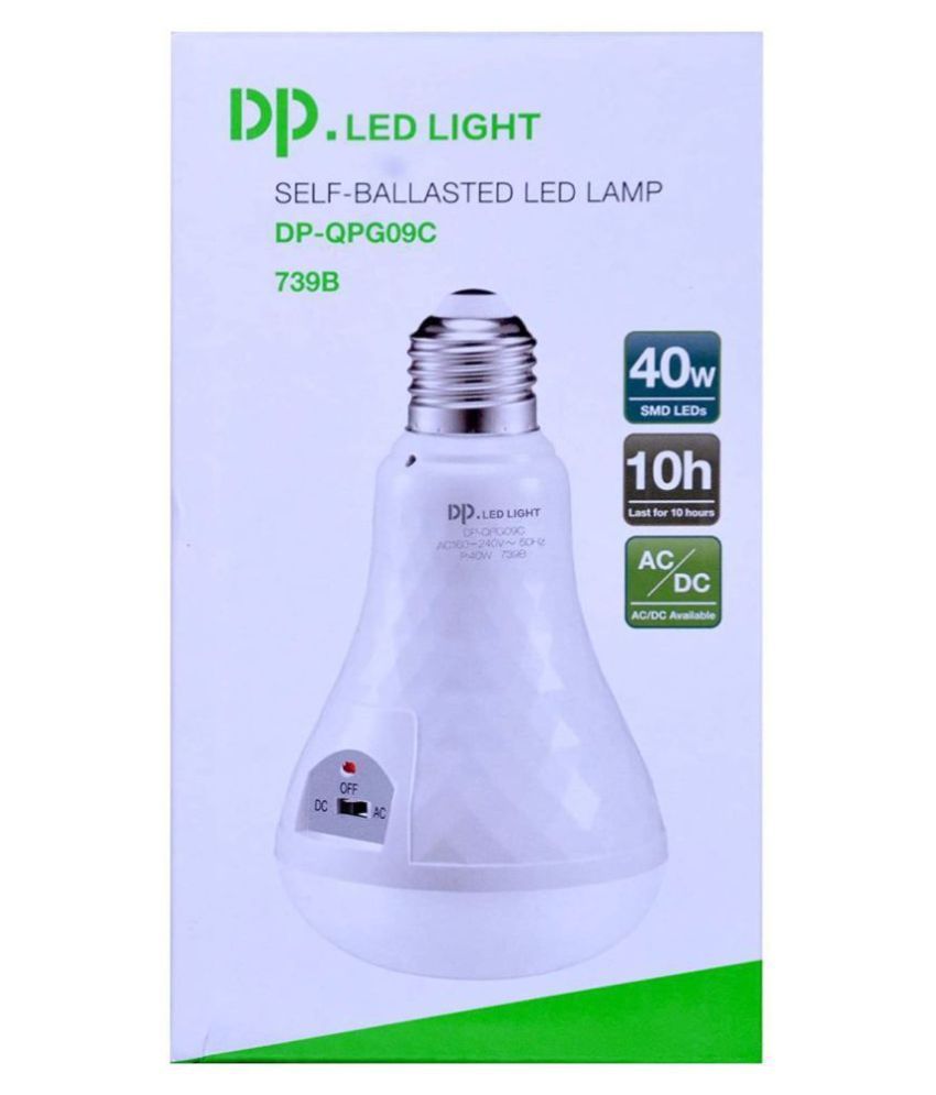 DP 9W LED Bulb Cool Day Light Pack of 1 Buy DP 9W LED Bulb Cool Day
