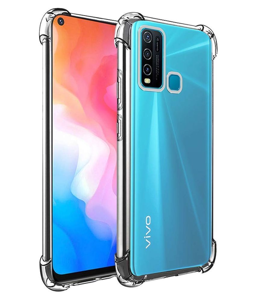     			Vivo Y50 Bumper Cases Kosher Traders - Transparent Premium Transparent Case