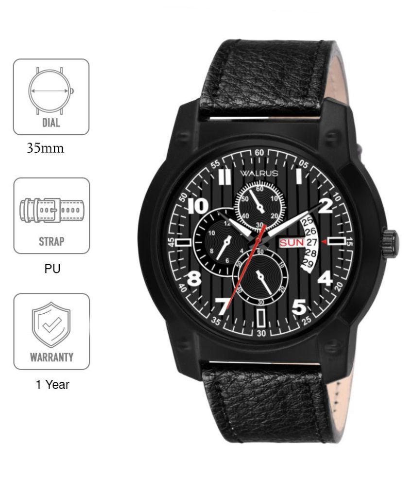     			Walrus Artificial Chrono Leather Analog Men's Watch