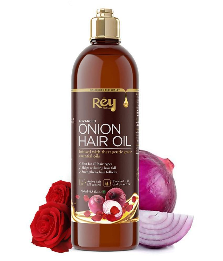 REY NATURALS Onion Hair Oil 200 mL: Buy REY NATURALS Onion Hair Oil 200 mL  at Best Prices in India - Snapdeal