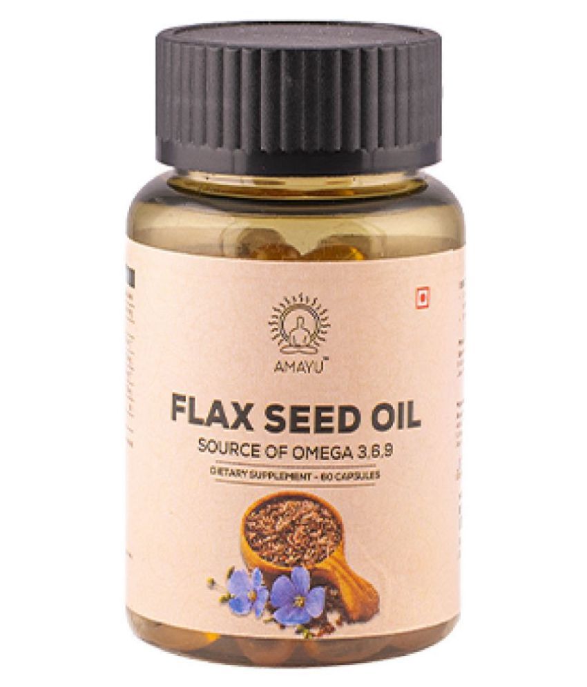 AMAYU Flaxseed OilOmg 3,6,9 60 Softgel 800 mg Capsule Buy AMAYU