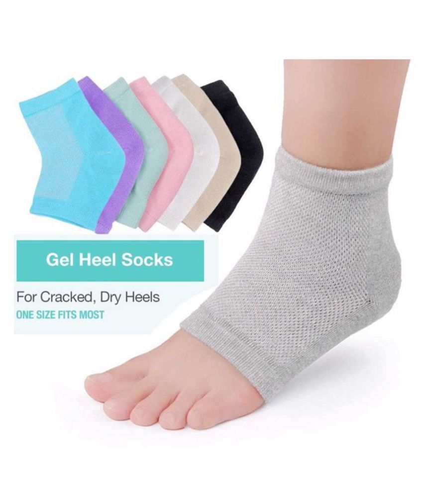 globle ex Heel Gel Socks Foot Pain Relief Socks 1 pair Regular