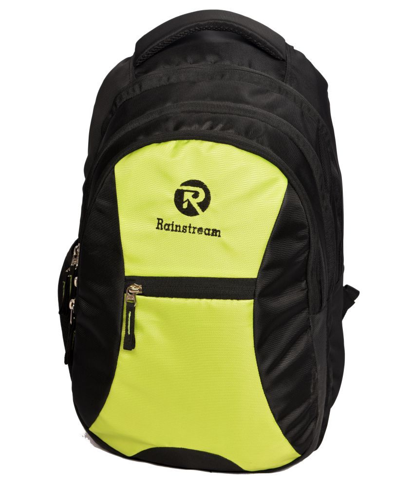 Rainstream black/L Green Backpack