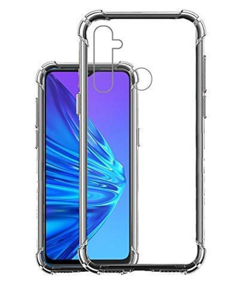     			Realme 5 Bumper Cases Megha Star - Transparent Premium Transparent Case