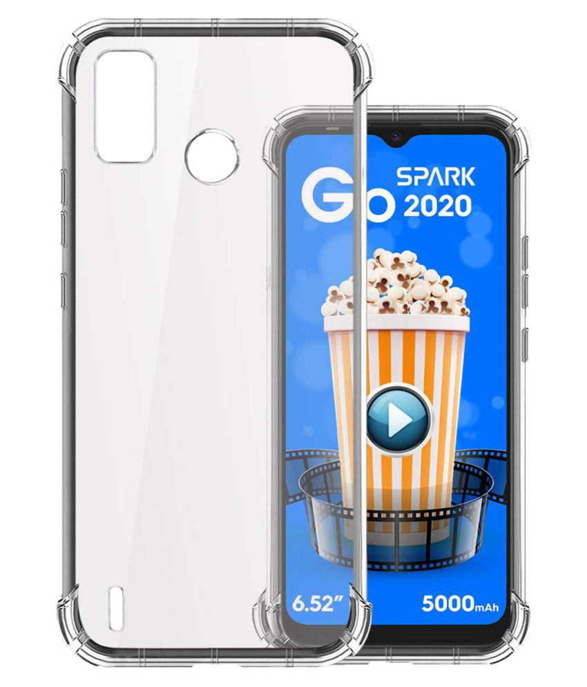     			Tecno Spark Go 2020 Bumper Cases KOVADO - Transparent Premium Transparent Case