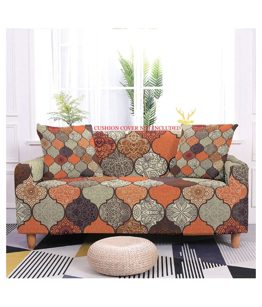     			House Of Quirk 1 Seater Polyester Single Sofa Cover Set