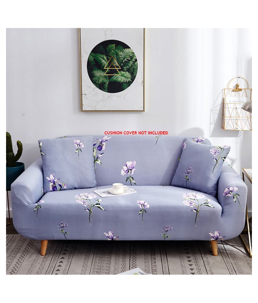     			House Of Quirk 2 Seater Polyester Single Sofa Cover Set