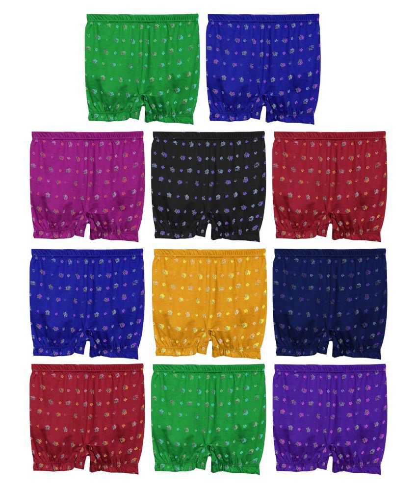     			Dixcy Josh Cotton Printed Multicolour Inner Bloomers for Kids/Boys/Girls - Pack of 11