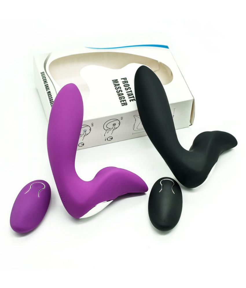 Remote Control Prostate Massager Vibrator With USB Charging 12 Speeds ...