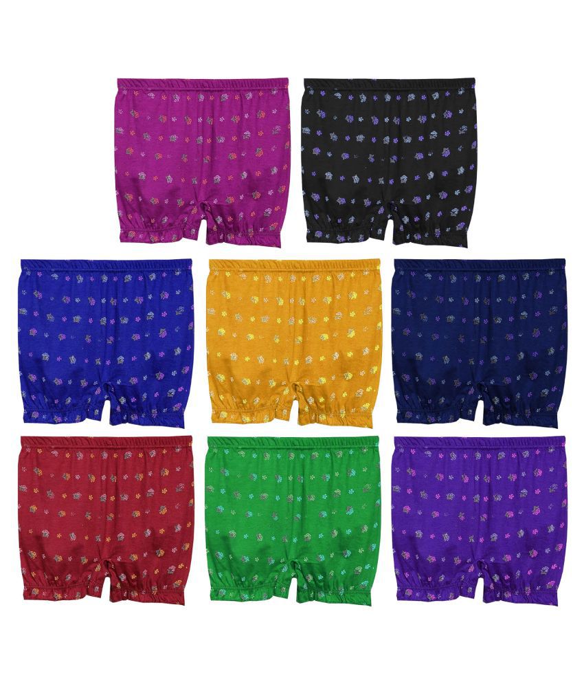     			dixcy josh - Multi Cotton Girls Bloomers ( Pack of 8 )