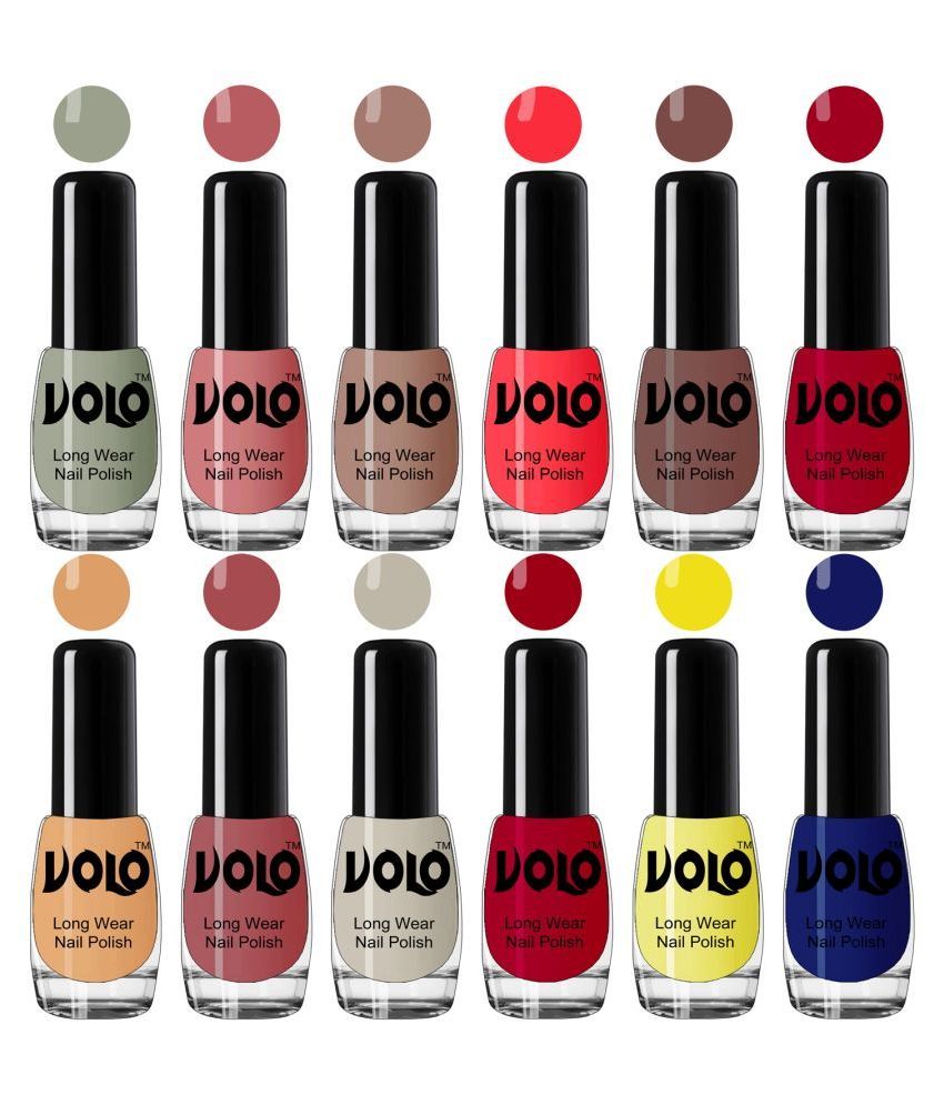     			VOLO Best Affordable FullYear Collection Nail Polish Combo 12 Pcs Multi Glossy 60 mL