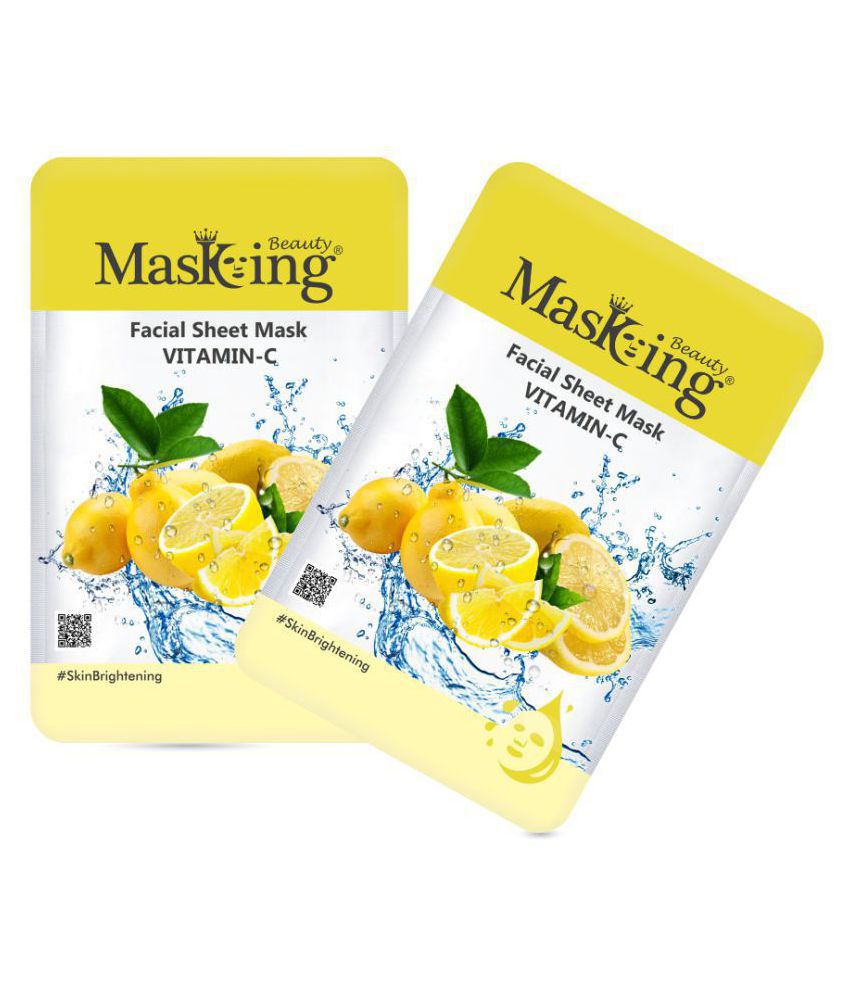     			Masking - Fairness Sheet Mask for All Skin Type (Pack of 2)