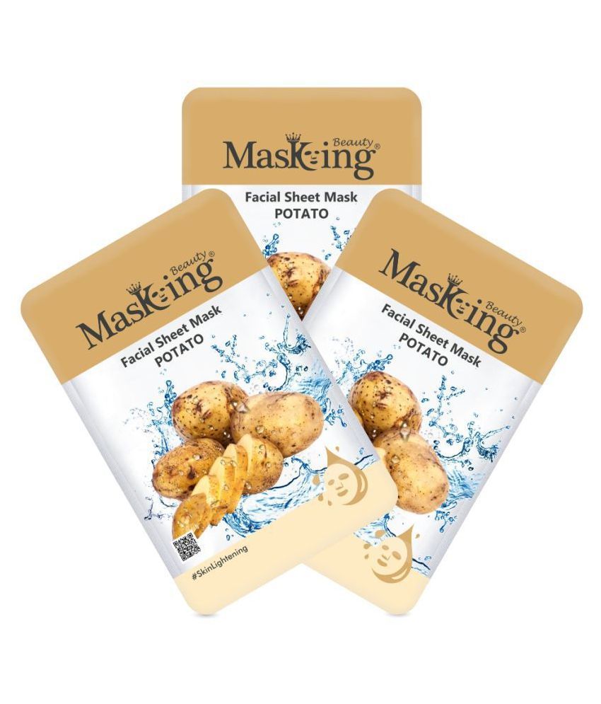     			Masking - Fairness Sheet Mask for All Skin Type (Pack of 3)