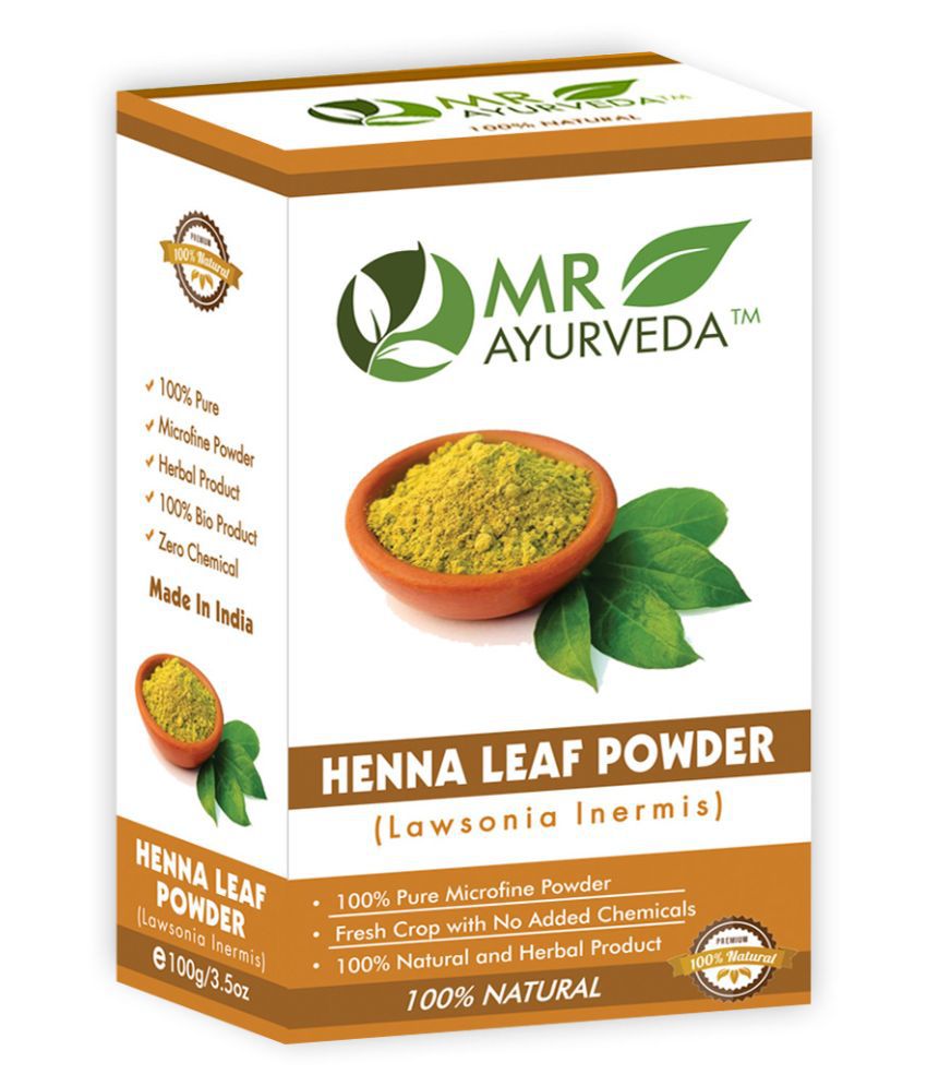     			MR Ayurveda 100% Organic Henna Mehendi Powder Natural Henna 100 g