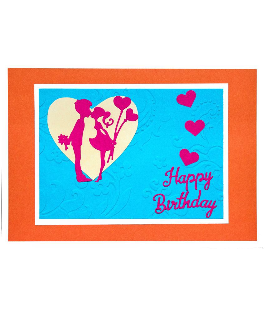 AanyaCentric Handmade Birthday Greeting Card for Lover Boyfriend Girlfriend Husband Wife