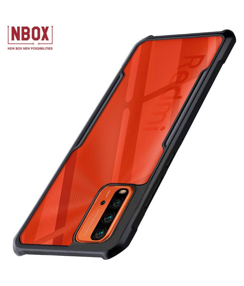 redmi 9 power back cover transparent