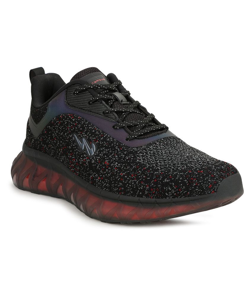     			Campus REE-FLECT (N) Black  Men's Sports Running Shoes