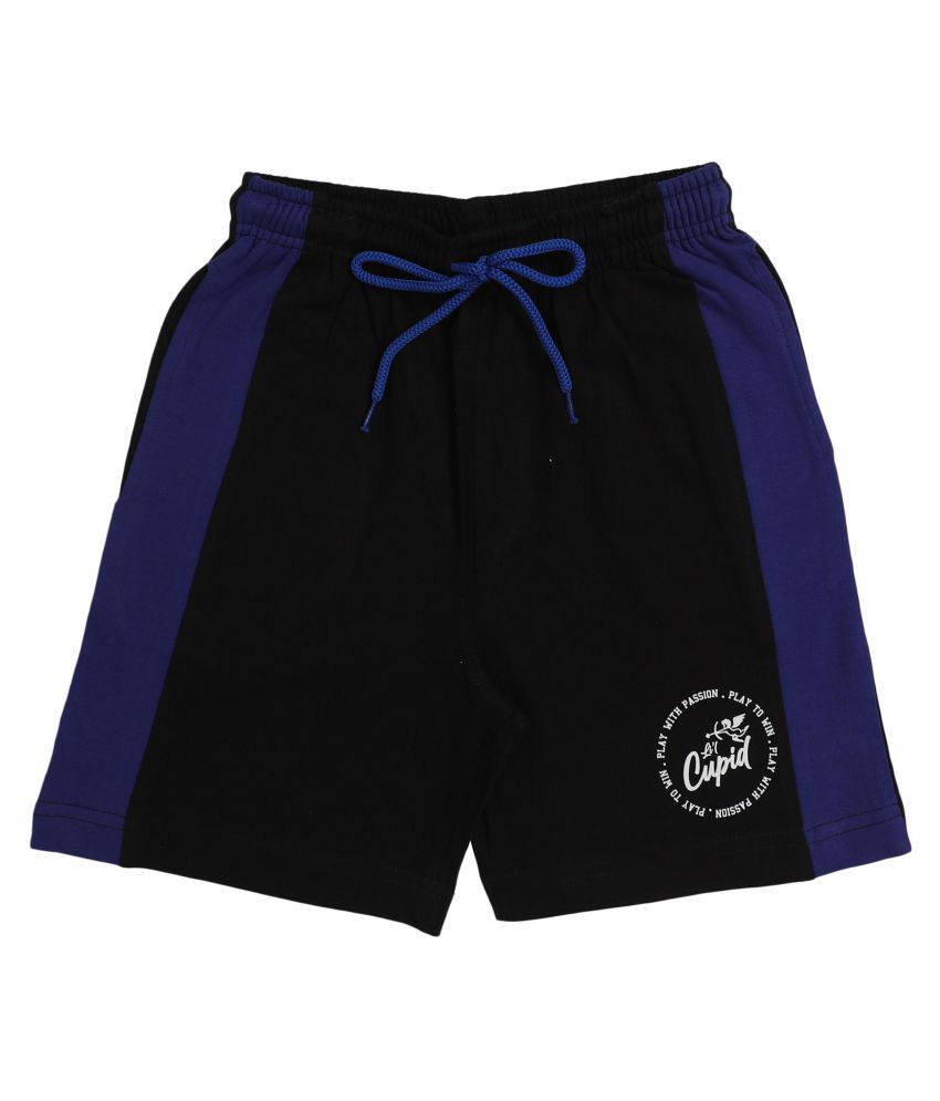 Li'l Cupid BOYS SHORTS WITH DUAL POCKET CONTRAST PANEL AND PRINT - Pack of 1