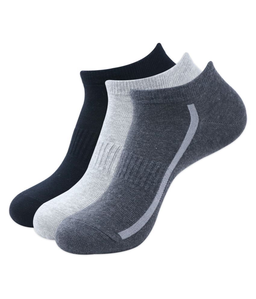     			Balenzia - Cotton Men's Solid Multicolor Low Cut Socks ( Pack of 3 )