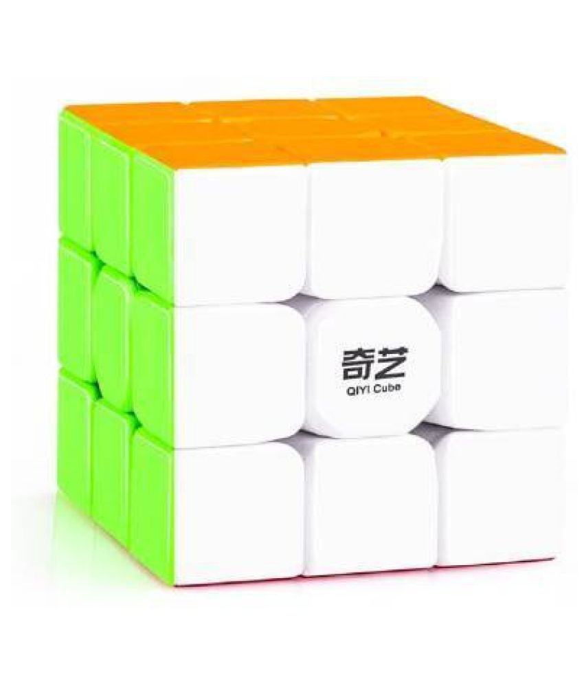 Cube 3x3 Warrior W 3x3 High Speed Stickerless QIYI Magic Puzzle Cube (1 Pieces)