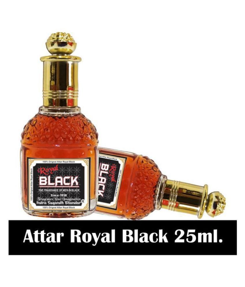     			INDRA SUGANDH BHANDAR - Royal Black The Fragrance of Men in Black Imported Perfume Attar For Men & Women 25ml Pack Of 1