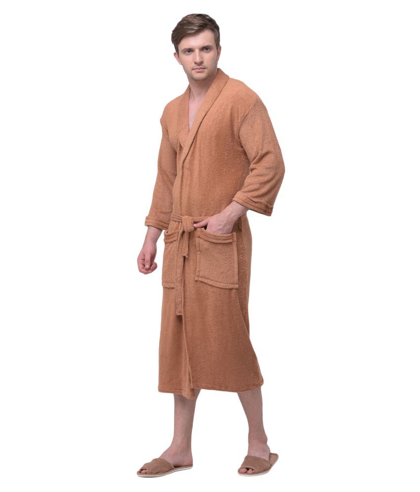 LacyLook Single Medium Bathrobe Beige Buy LacyLook Single Medium