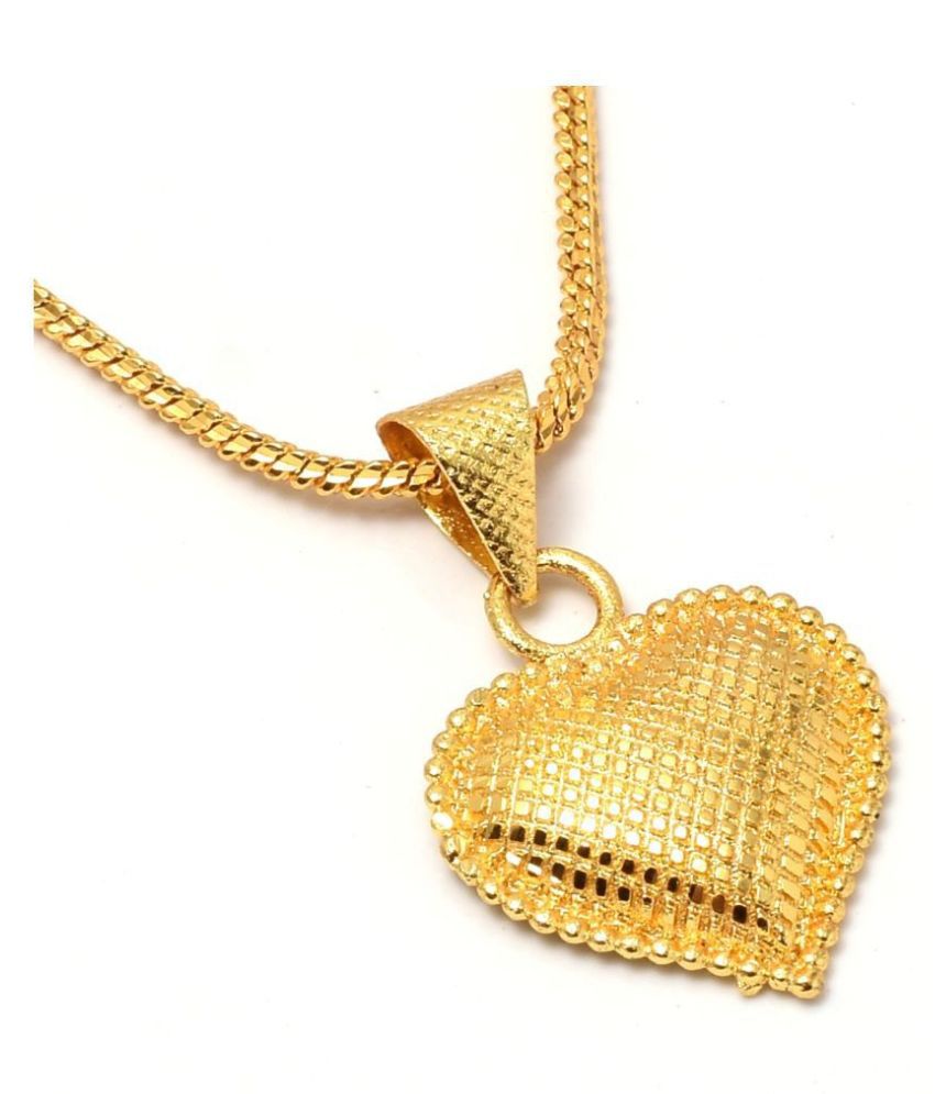 Buy Jewar Mandi Golden Pendant Pack Of 1 Online At Best Price In India Snapdeal