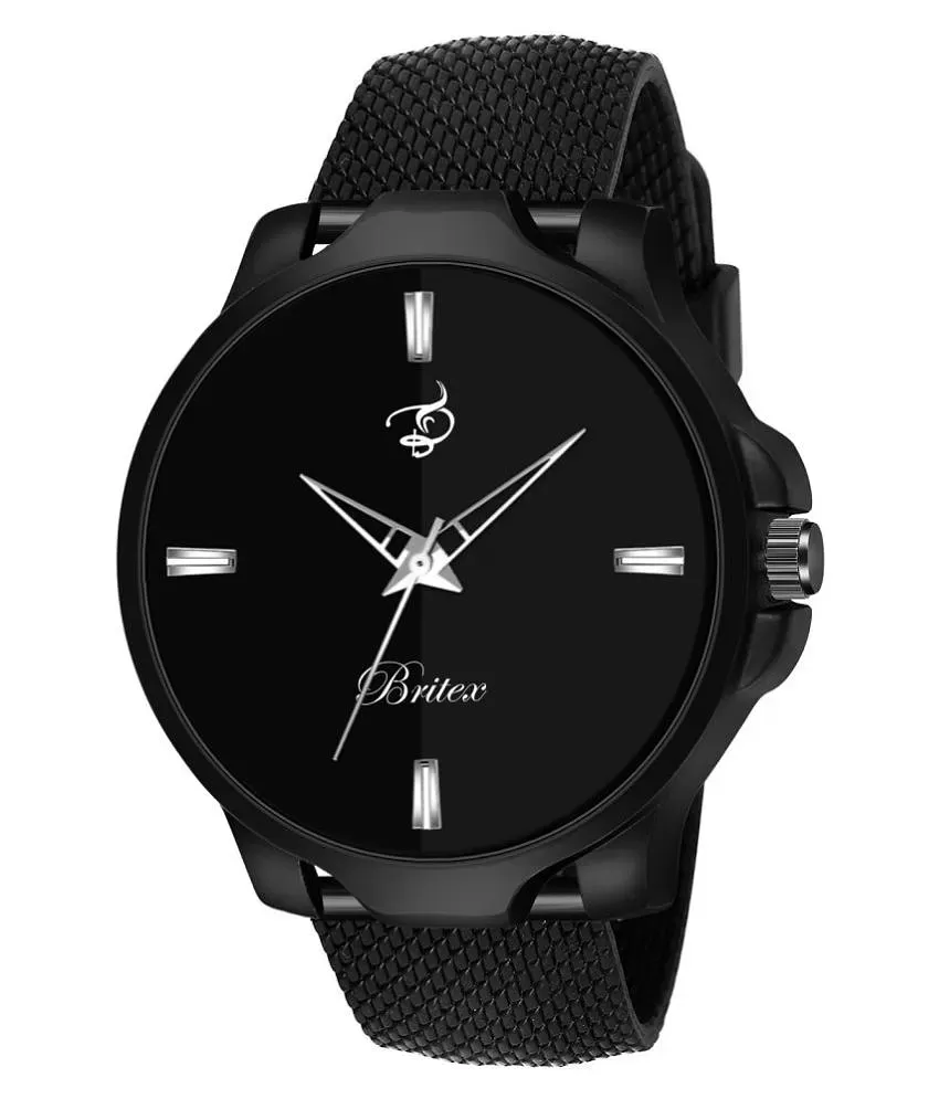 Buy BRITEX Analog Orange Dial Black Strap Watch For Men (BT8081) Online at  Best Prices in India - JioMart.