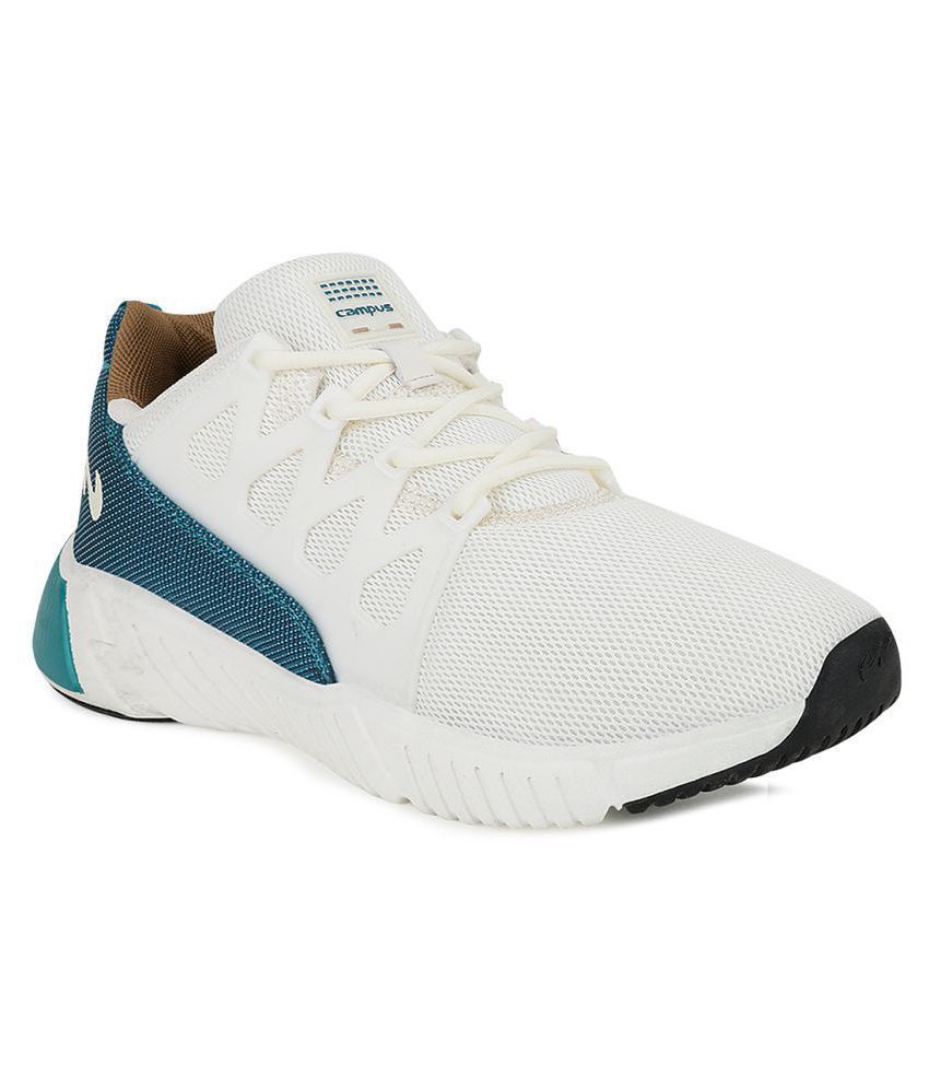     			Campus BARLEY White  Men's Sports Running Shoes