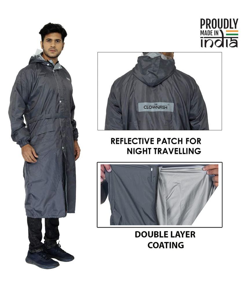 The Clownfish Blue Rain Coat - Buy The 