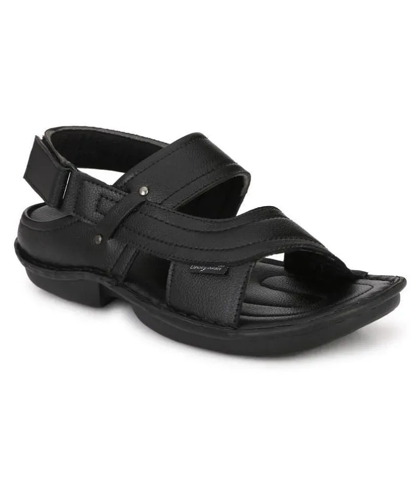 WALKAROO Men Black Sandals - Buy WALKAROO Men Black Sandals Online at Best  Price - Shop Online for Footwears in India | Flipkart.com