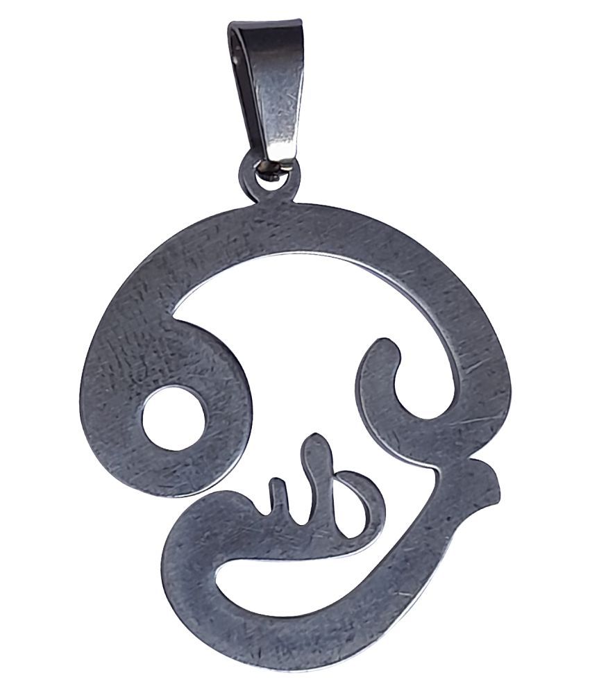 Tamil Om Pendant Kavach Metal Locket 