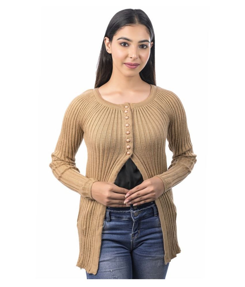     			Ogarti Woollen Shrugs - Beige