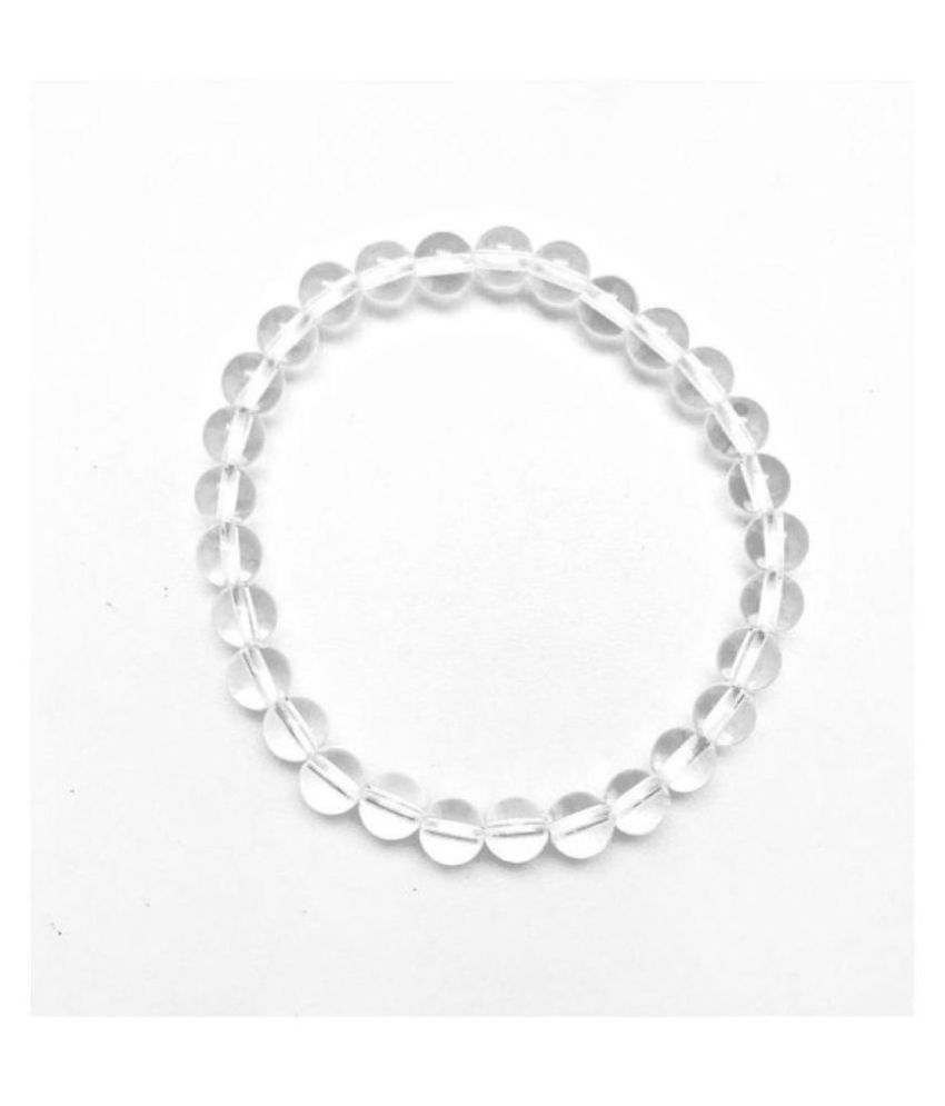     			clear quartz bracelet