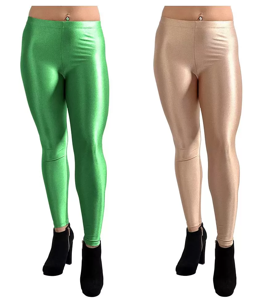 Buy Lux Cotton Lycra Leggings Combo Of 3 on Snapdeal | PaisaWapas.com