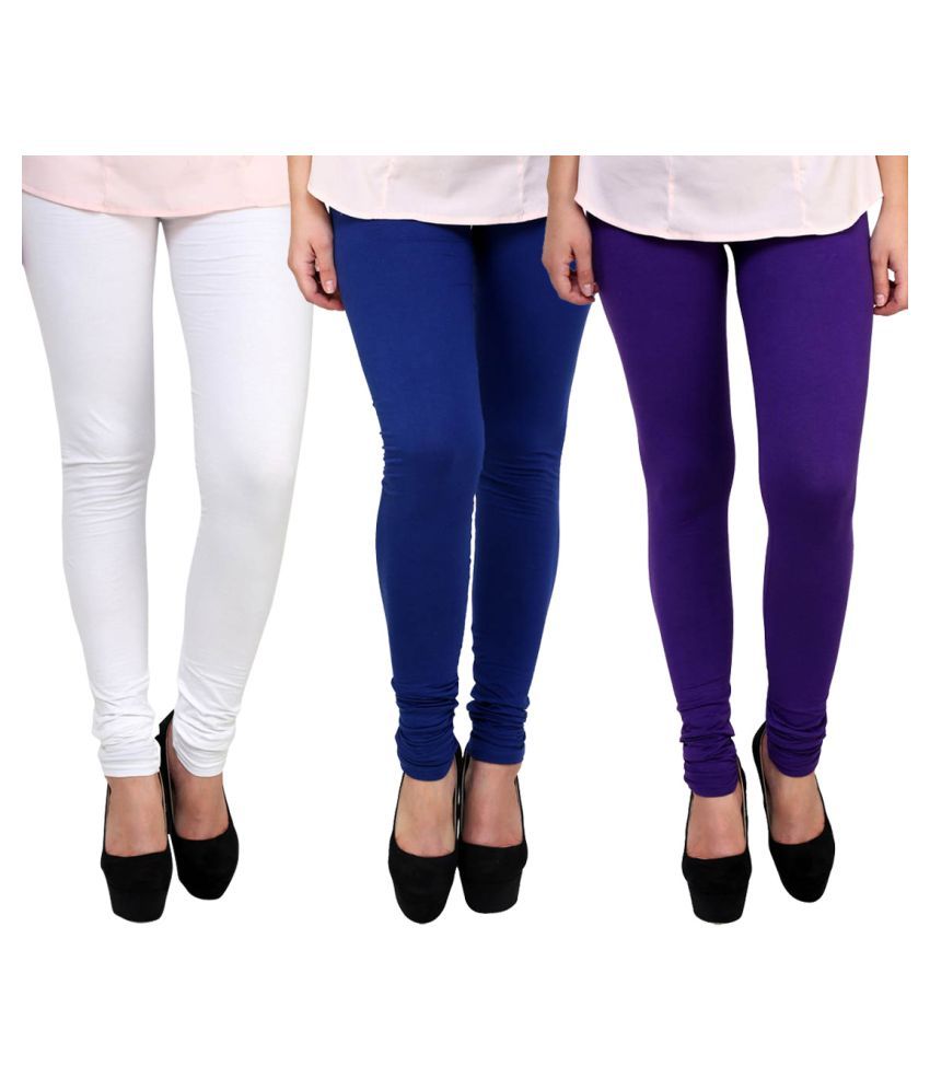     			FnMe Cotton Lycra Pack of 3 Leggings