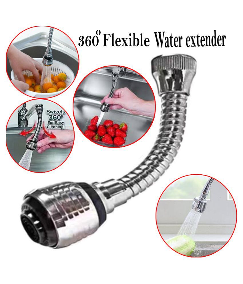 Turbo Flex 360 Sink Faucet Sprayer Jet Stream or Spray 6" Faucet Extension Part 