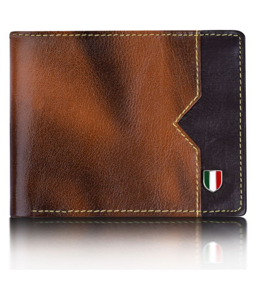     			GIOVANNY - Brown Leather Men's Regular Wallet ( Pack of 1 )