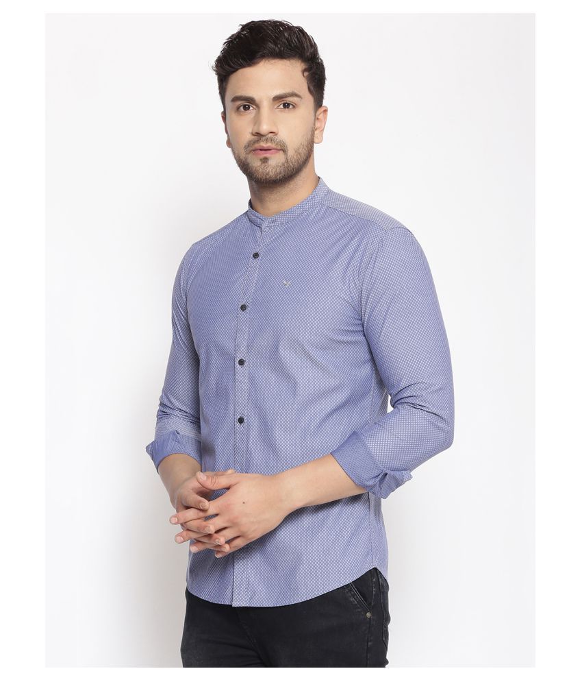     			Showoff Cotton Blend Slim Fit Men's Casual Shirt - Grey ( Pack of 1 )