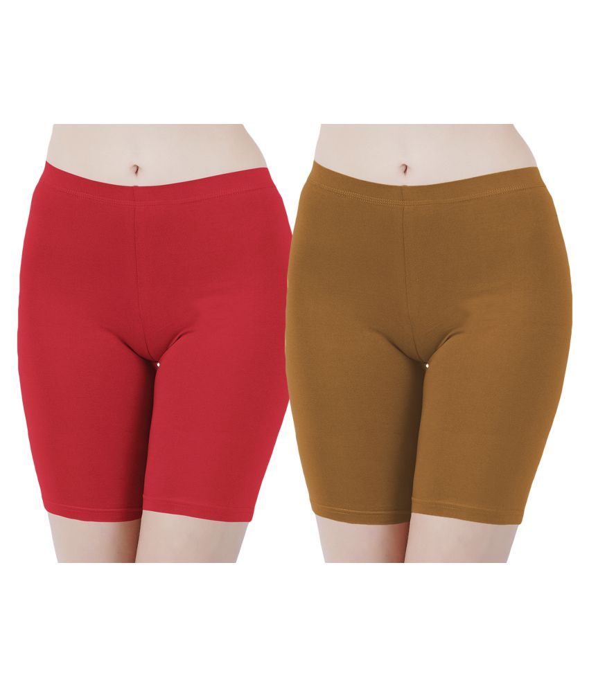     			Buy That Trendz Cotton Hot Pants - Red