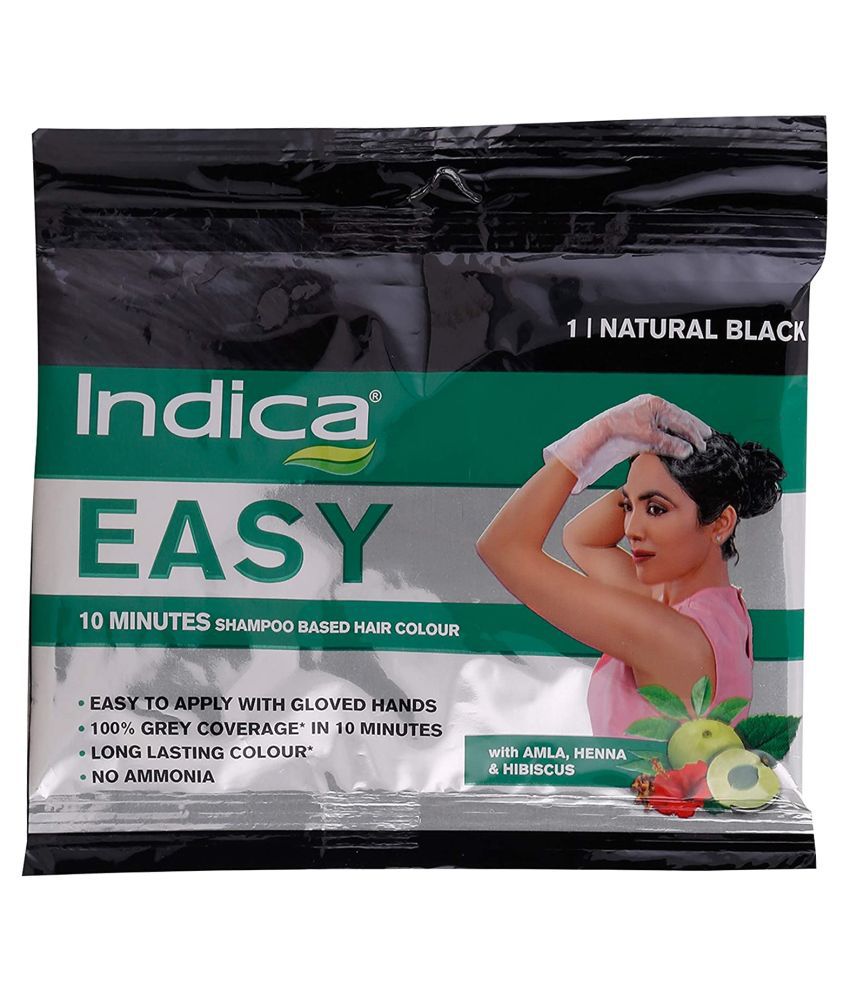 Indica Semi Permanent Hair Color Black 180 g: Buy Indica Semi Permanent Hair  Color Black 180 g at Best Prices in India - Snapdeal