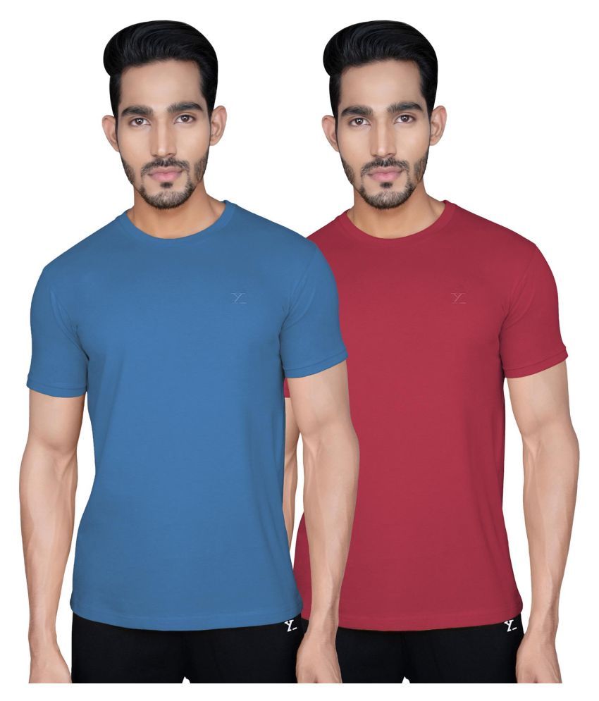     			XYXX Pack of 2 Cotton Regular Fit Men's T-Shirt ( Multicolor )