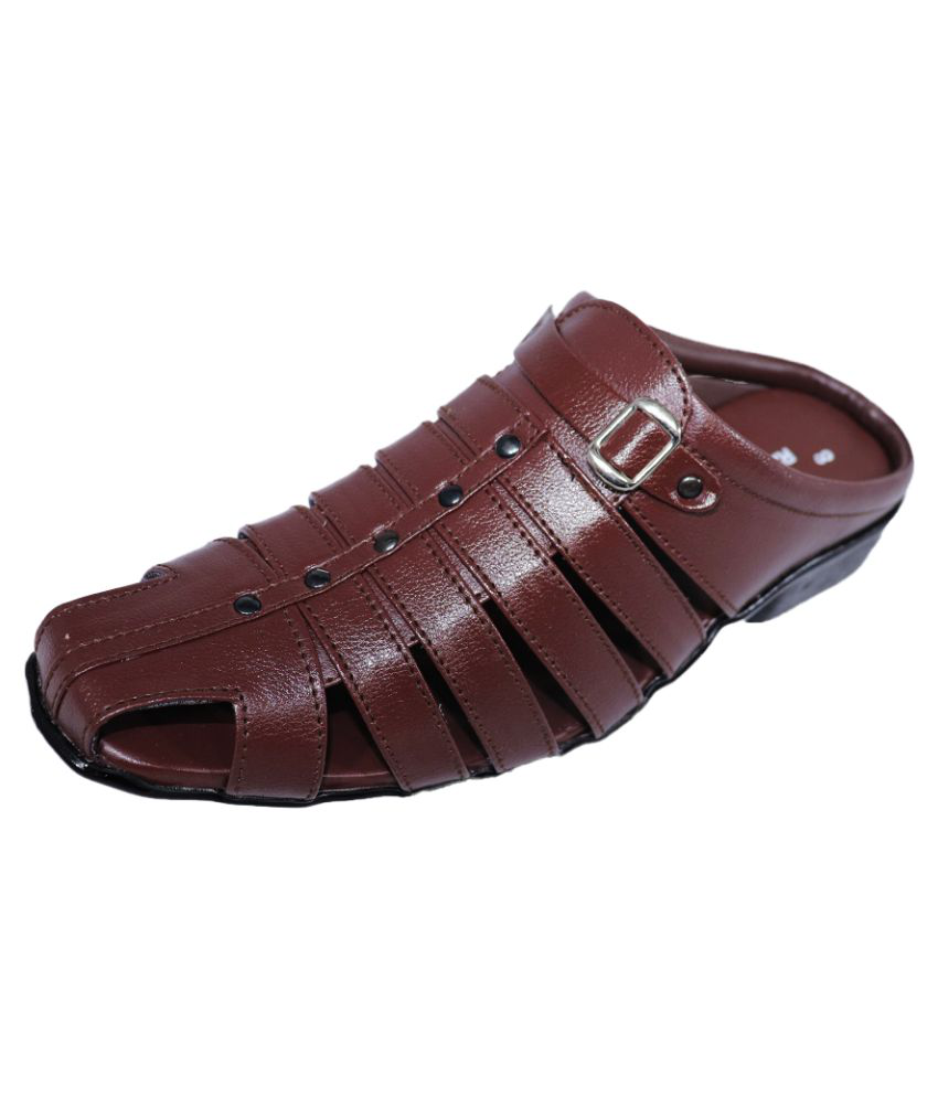     			RAGE GAZE - Brown  Men's Sandals