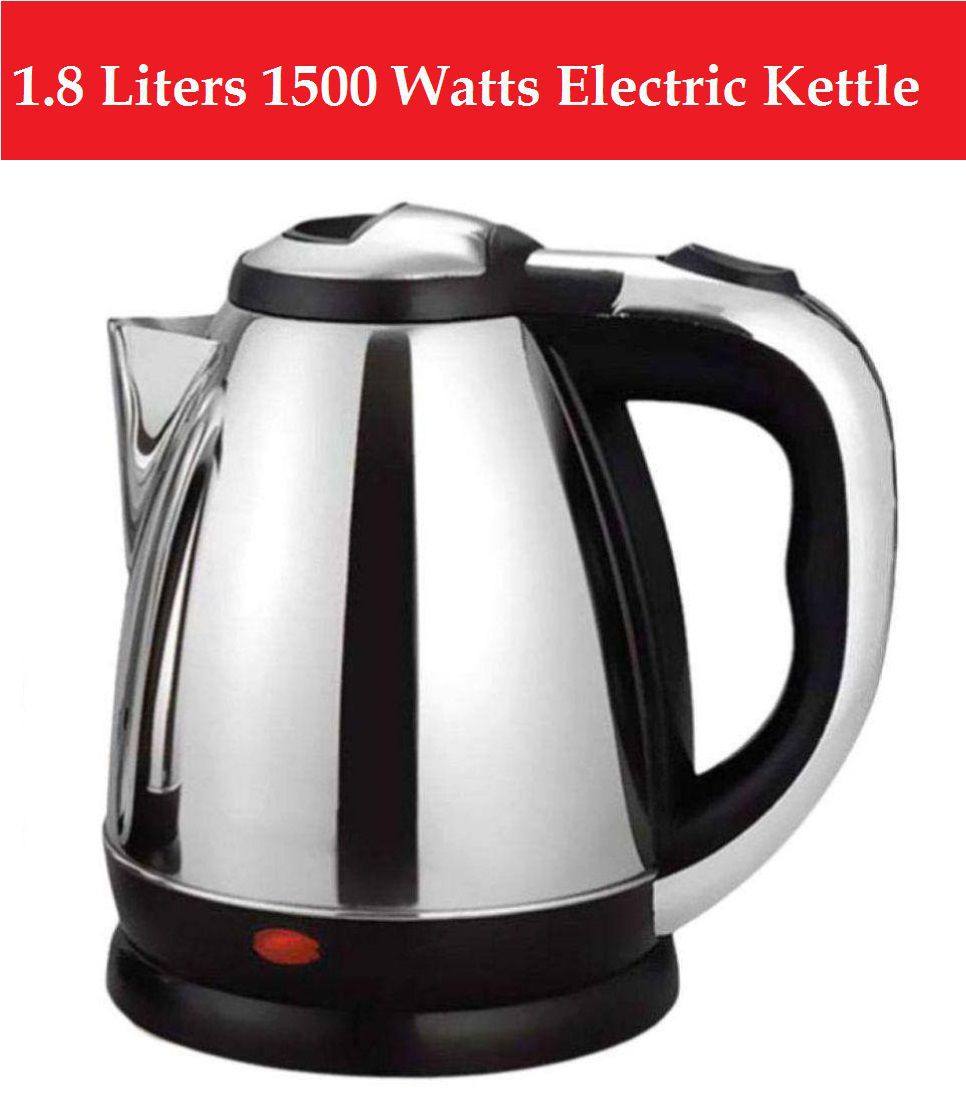 SRR 1.8 Liter 1800 Watt Stainless Steel Electric Kettle