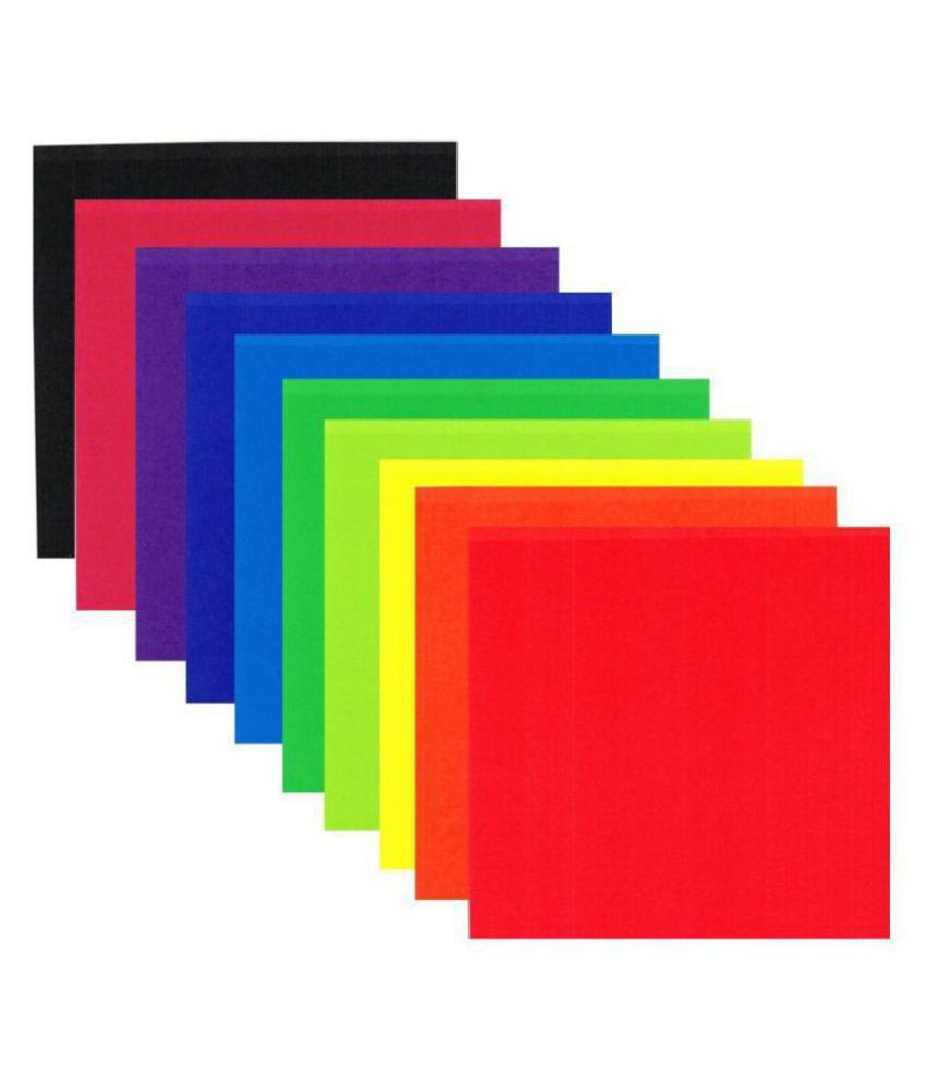     			200 pcs Multicolor Both Side 300 GSM Origami Paper,Size 14 x 14 cm : for Origami, Scrapbooking, Hobby Crafts, Project Work etc
