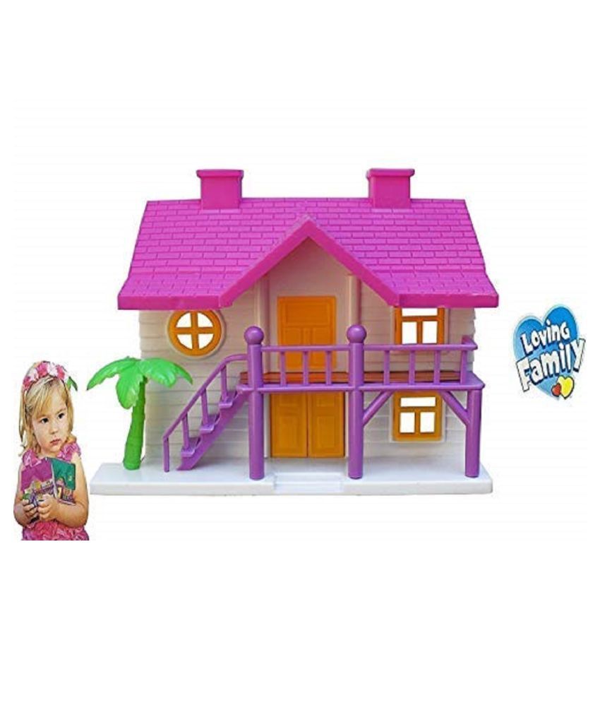 doll house set cartoon